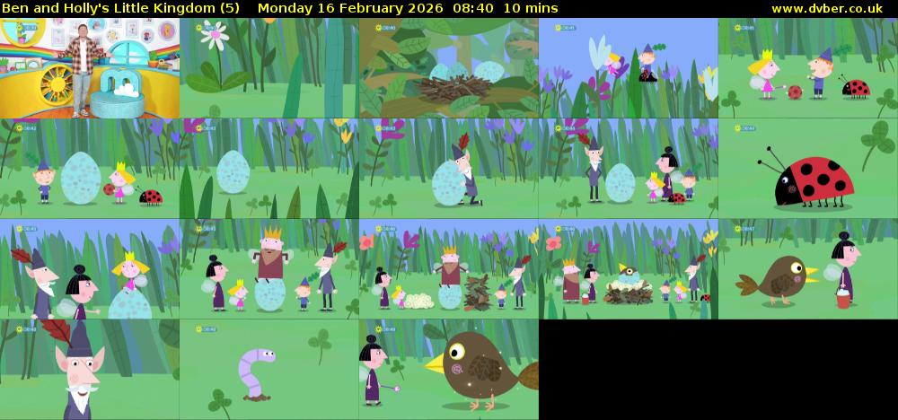 Ben and Holly's Little Kingdom (5) Monday 16 February 2026 08:40 - 08:50