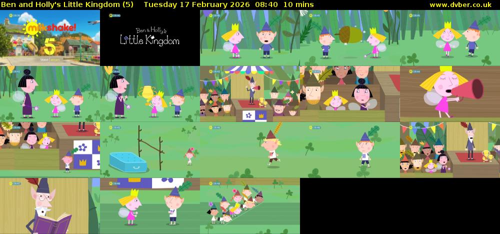 Ben and Holly's Little Kingdom (5) Tuesday 17 February 2026 08:40 - 08:50