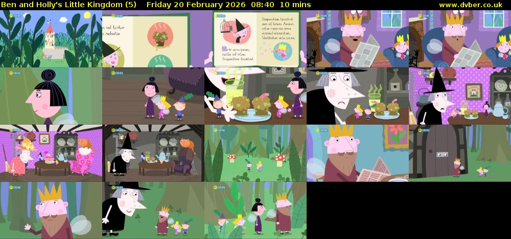 Ben and Holly's Little Kingdom (5) Friday 20 February 2026 08:40 - 08:50