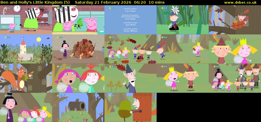 Ben and Holly's Little Kingdom (5) Saturday 21 February 2026 06:20 - 06:30