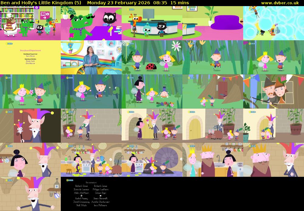 Ben and Holly's Little Kingdom (5) Monday 23 February 2026 08:35 - 08:50