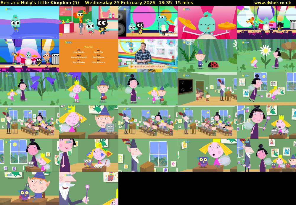 Ben and Holly's Little Kingdom (5) Wednesday 25 February 2026 08:35 - 08:50