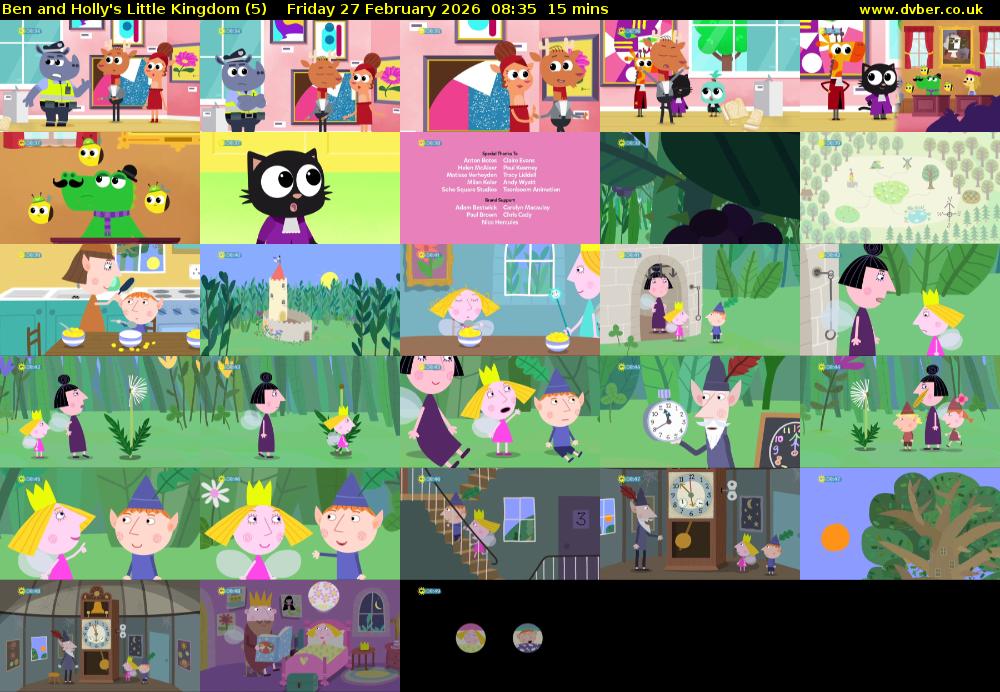 Ben and Holly's Little Kingdom (5) Friday 27 February 2026 08:35 - 08:50