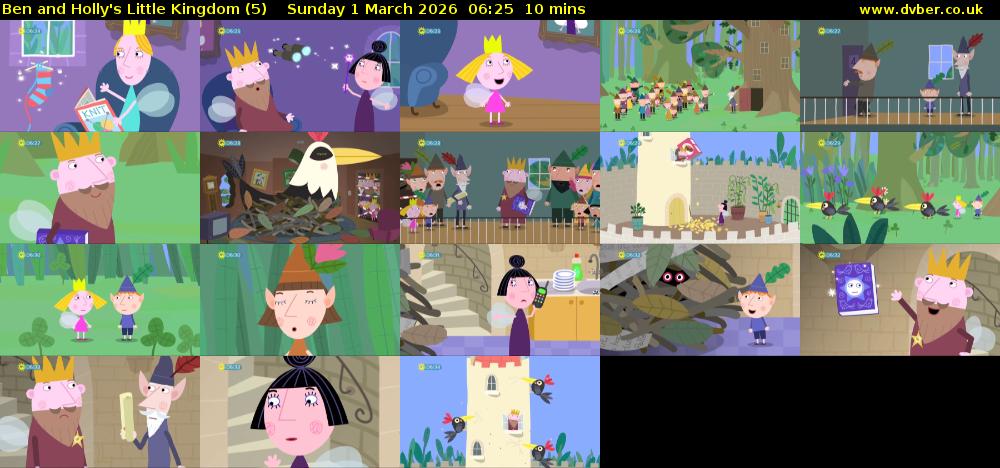 Ben and Holly's Little Kingdom (5) Sunday 1 March 2026 06:25 - 06:35