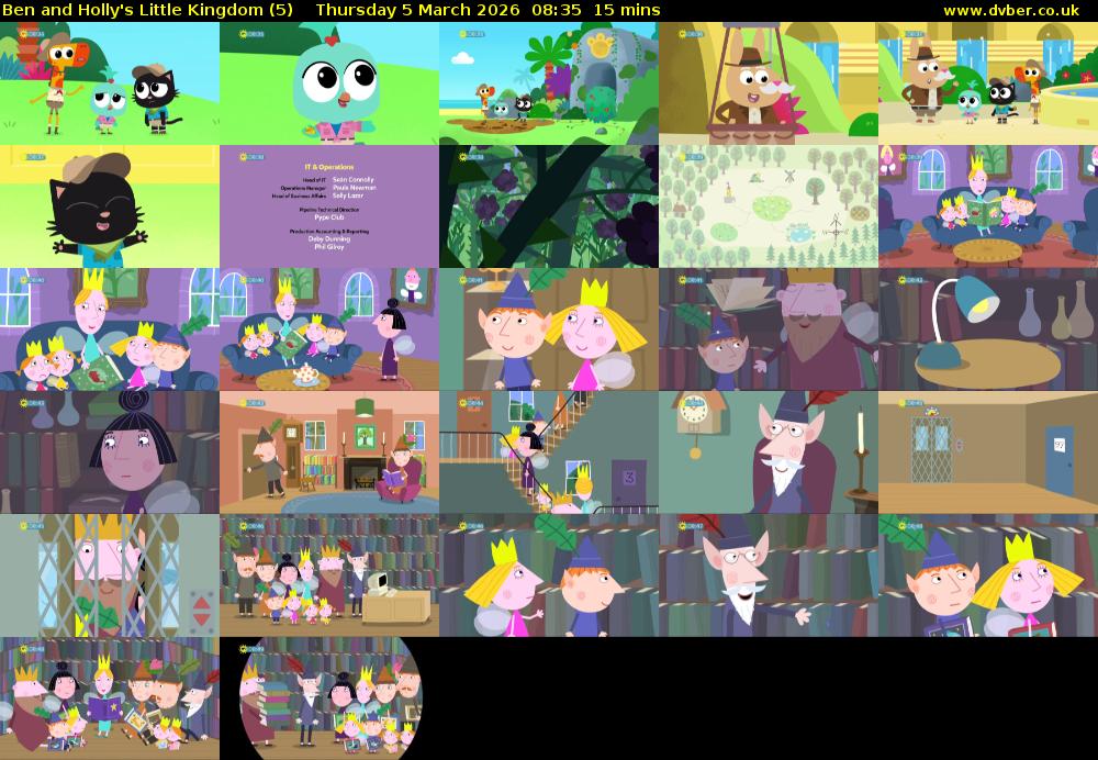 Ben and Holly's Little Kingdom (5) Thursday 5 March 2026 08:35 - 08:50