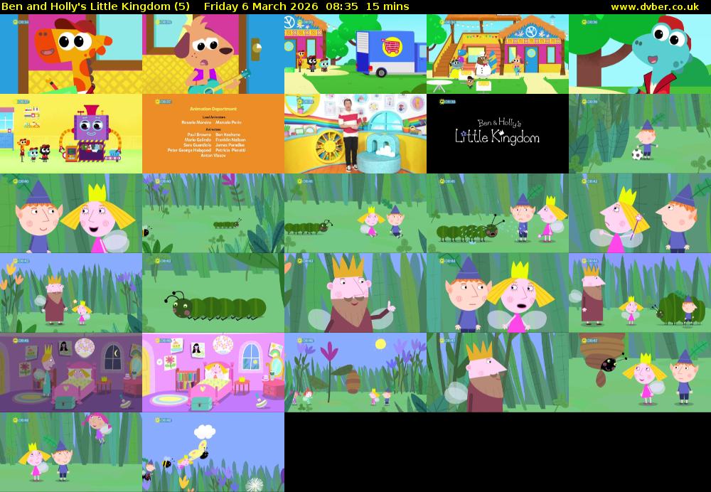 Ben and Holly's Little Kingdom (5) Friday 6 March 2026 08:35 - 08:50
