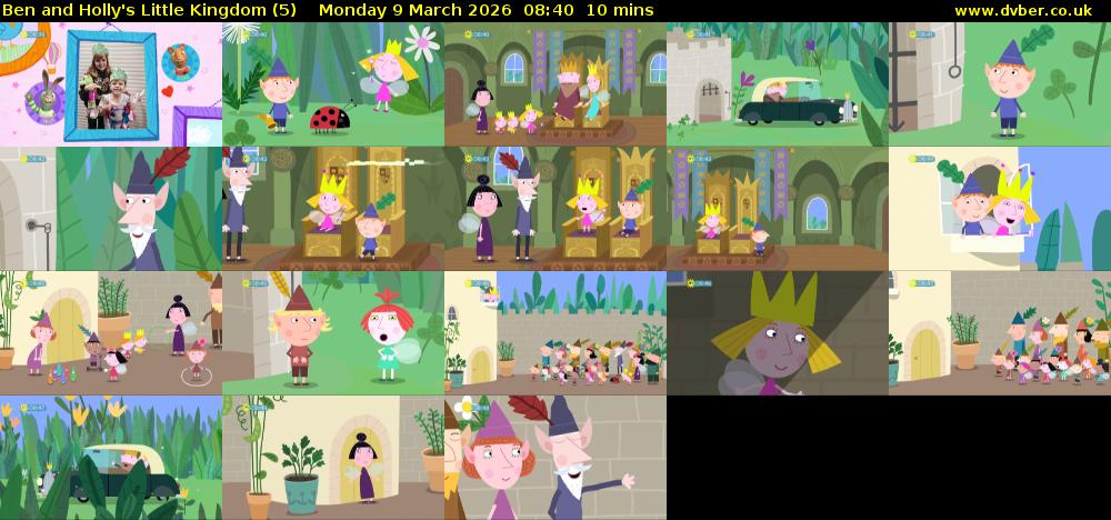 Ben and Holly's Little Kingdom (5) Monday 9 March 2026 08:40 - 08:50