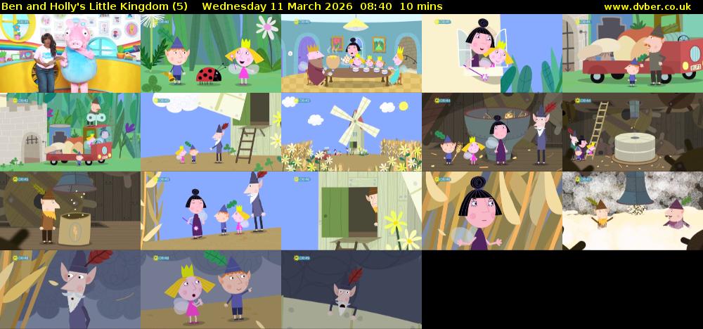 Ben and Holly's Little Kingdom (5) Wednesday 11 March 2026 08:40 - 08:50