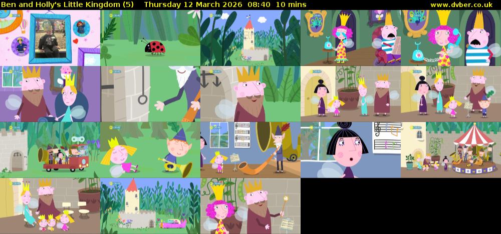 Ben and Holly's Little Kingdom (5) Thursday 12 March 2026 08:40 - 08:50
