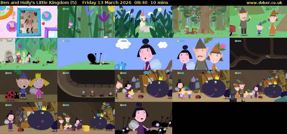 Ben and Holly's Little Kingdom (5) Friday 13 March 2026 08:40 - 08:50