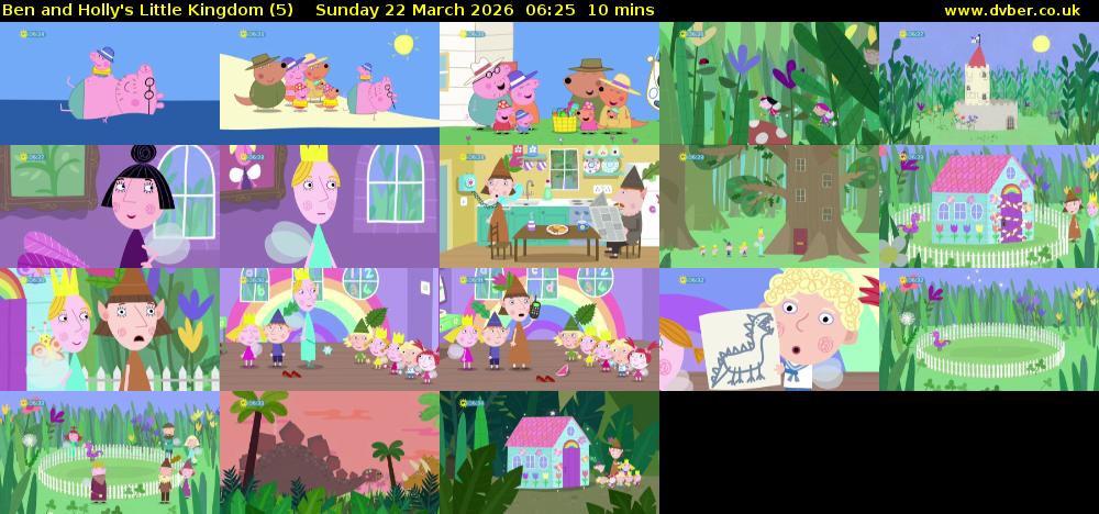 Ben and Holly's Little Kingdom (5) Sunday 22 March 2026 06:25 - 06:35