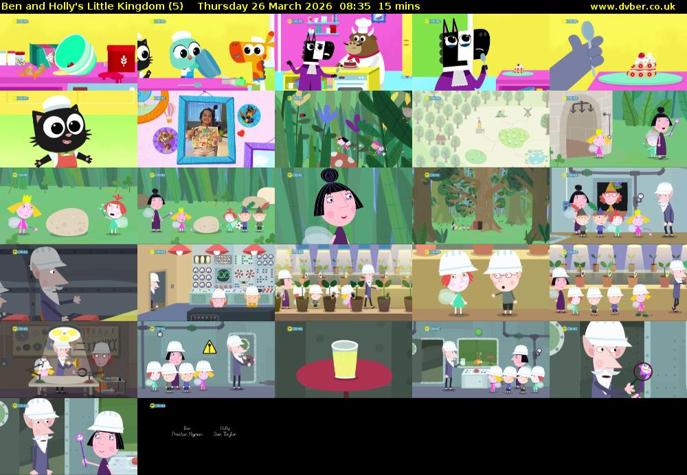 Ben and Holly's Little Kingdom (5) Thursday 26 March 2026 08:35 - 08:50