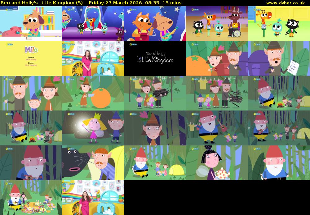 Ben and Holly's Little Kingdom (5) Friday 27 March 2026 08:35 - 08:50