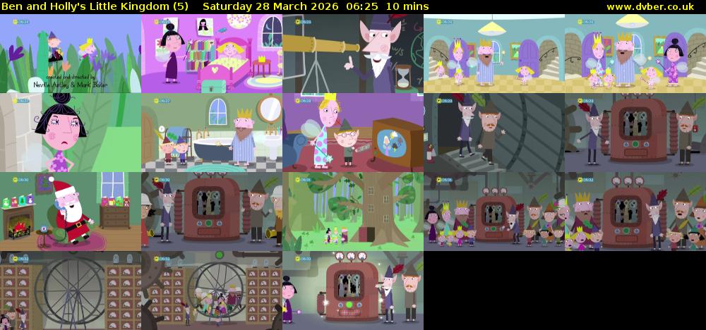 Ben and Holly's Little Kingdom (5) Saturday 28 March 2026 06:25 - 06:35