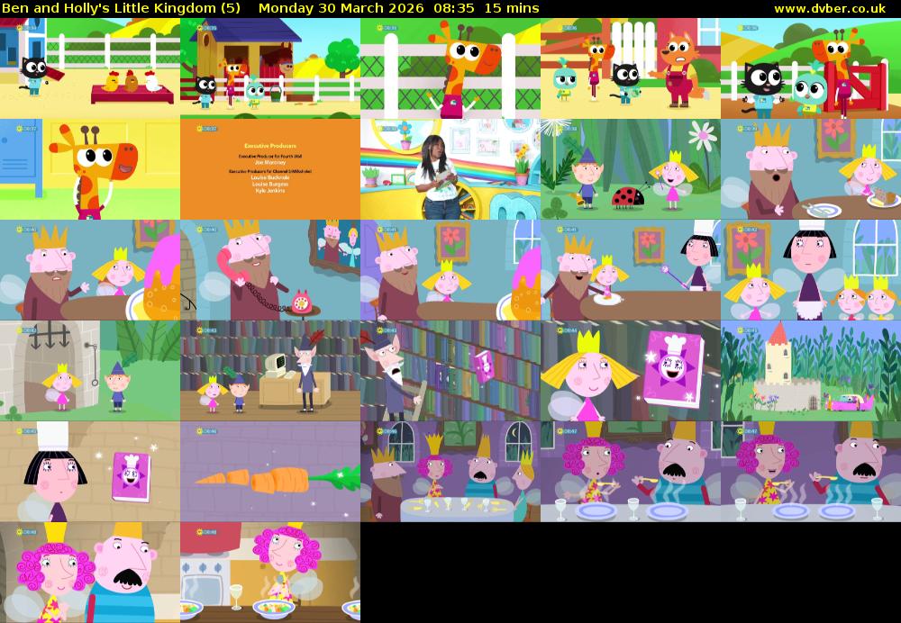 Ben and Holly's Little Kingdom (5) Monday 30 March 2026 08:35 - 08:50