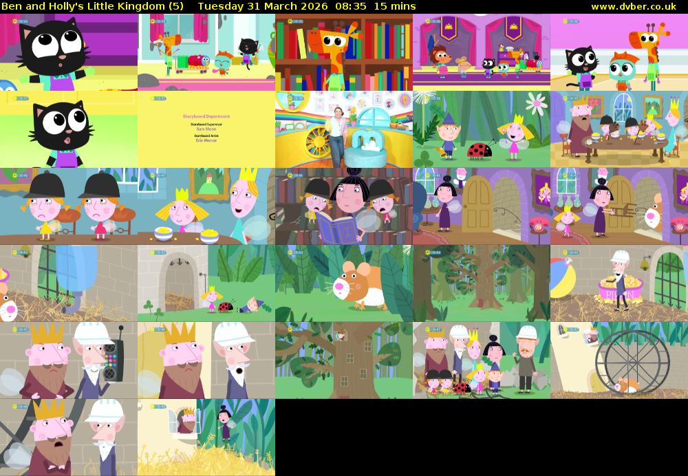 Ben and Holly's Little Kingdom (5) Tuesday 31 March 2026 08:35 - 08:50