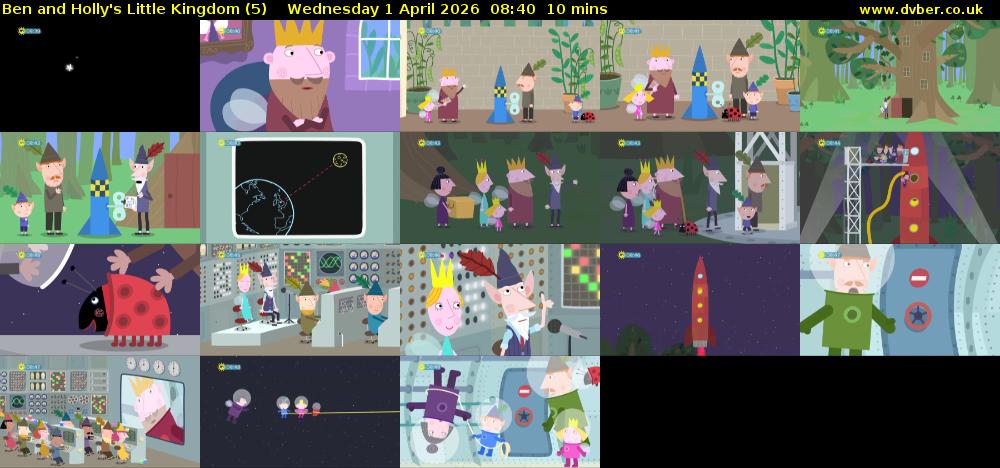 Ben and Holly's Little Kingdom (5) Wednesday 1 April 2026 08:40 - 08:50