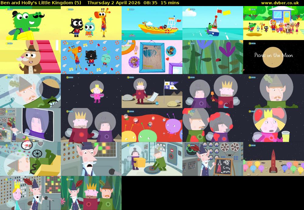 Ben and Holly's Little Kingdom (5) Thursday 2 April 2026 08:35 - 08:50