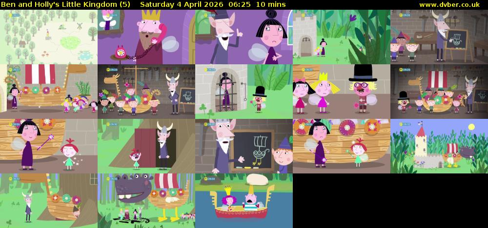 Ben and Holly's Little Kingdom (5) Saturday 4 April 2026 06:25 - 06:35