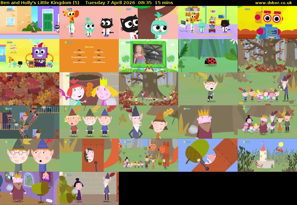 Ben and Holly's Little Kingdom (5) Tuesday 7 April 2026 08:35 - 08:50