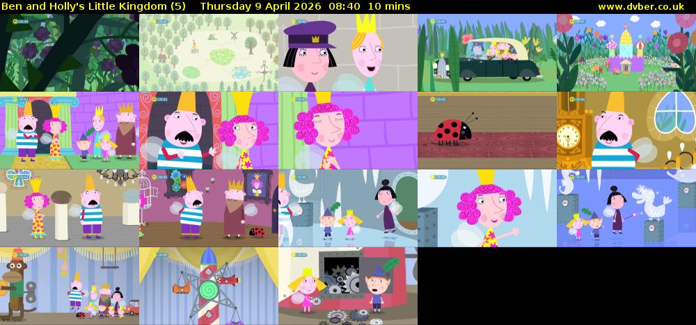 Ben and Holly's Little Kingdom (5) Thursday 9 April 2026 08:40 - 08:50
