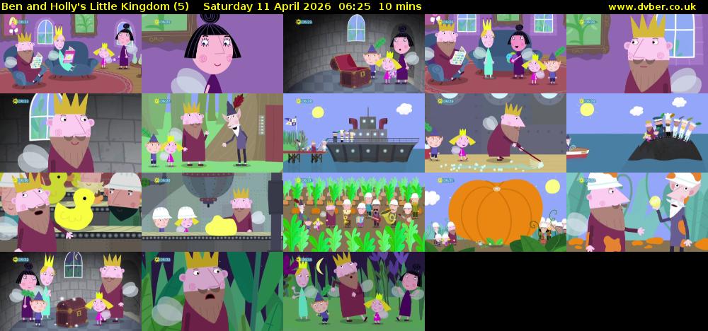 Ben and Holly's Little Kingdom (5) Saturday 11 April 2026 06:25 - 06:35