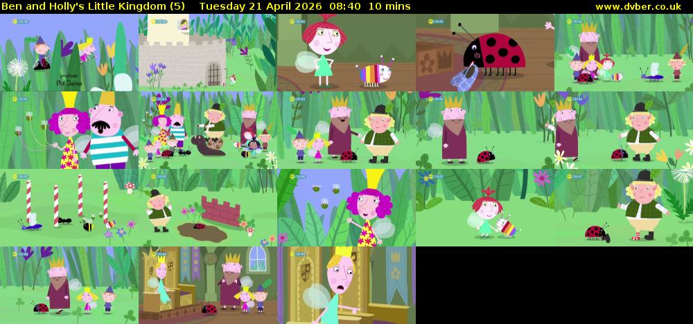 Ben and Holly's Little Kingdom (5) Tuesday 21 April 2026 08:40 - 08:50