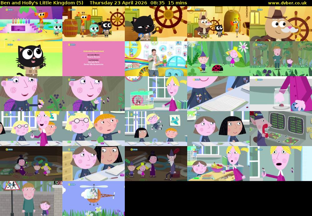 Ben and Holly's Little Kingdom (5) Thursday 23 April 2026 08:35 - 08:50