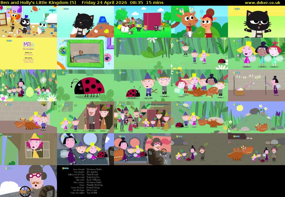 Ben and Holly's Little Kingdom (5) Friday 24 April 2026 08:35 - 08:50