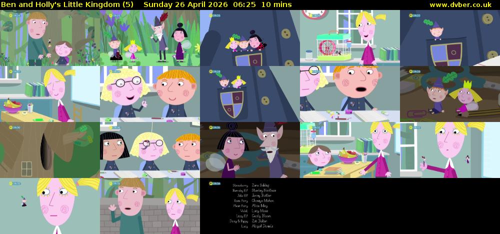 Ben and Holly's Little Kingdom (5) Sunday 26 April 2026 06:25 - 06:35