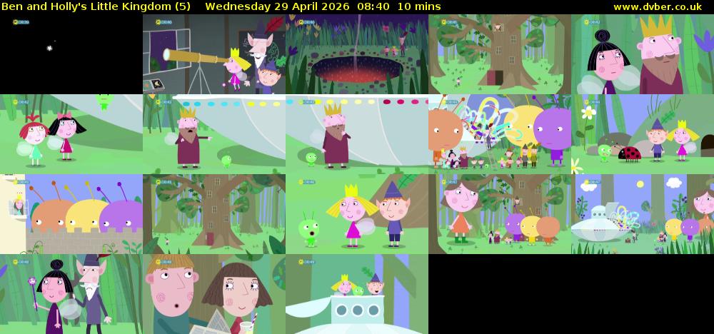 Ben and Holly's Little Kingdom (5) Wednesday 29 April 2026 08:40 - 08:50