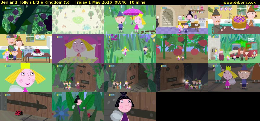 Ben and Holly's Little Kingdom (5) Friday 1 May 2026 08:40 - 08:50
