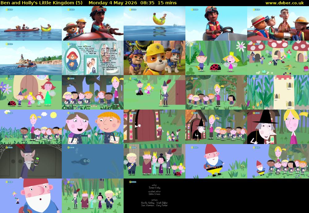 Ben and Holly's Little Kingdom (5) Monday 4 May 2026 08:35 - 08:50