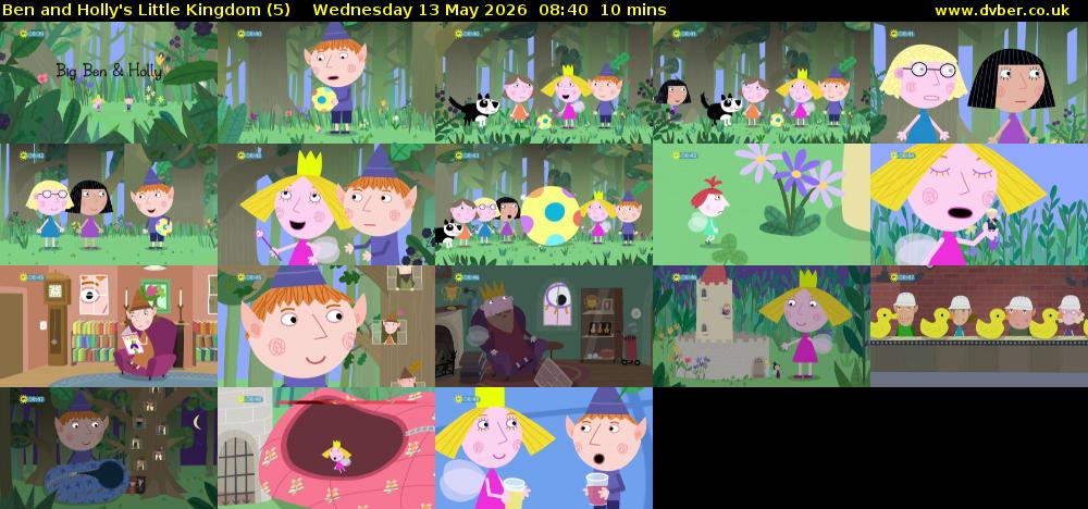 Ben and Holly's Little Kingdom (5) Wednesday 13 May 2026 08:40 - 08:50