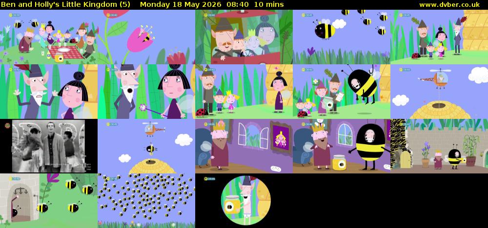 Ben and Holly's Little Kingdom (5) Monday 18 May 2026 08:40 - 08:50