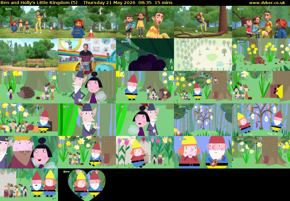Ben and Holly's Little Kingdom (5) Thursday 21 May 2026 08:35 - 08:50