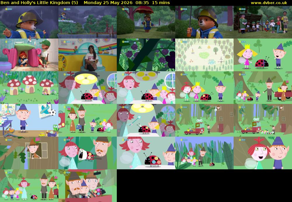 Ben and Holly's Little Kingdom (5) Monday 25 May 2026 08:35 - 08:50