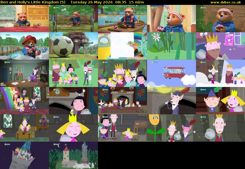 Ben and Holly's Little Kingdom (5) Tuesday 26 May 2026 08:35 - 08:50