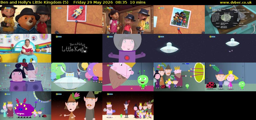Ben and Holly's Little Kingdom (5) Friday 29 May 2026 08:35 - 08:45