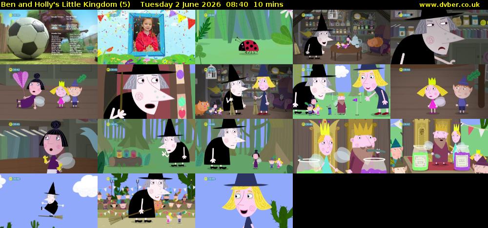 Ben and Holly's Little Kingdom (5) Tuesday 2 June 2026 08:40 - 08:50