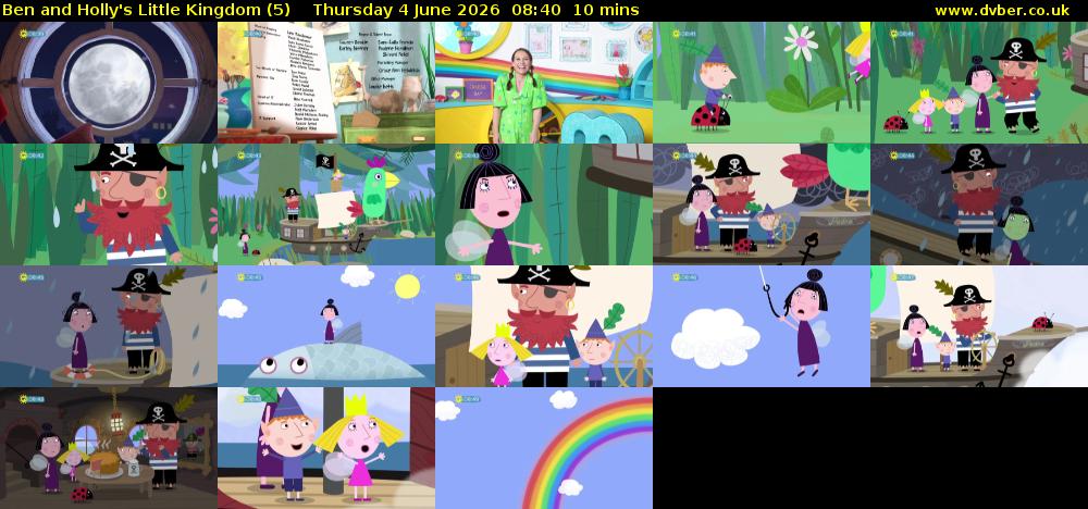 Ben and Holly's Little Kingdom (5) Thursday 4 June 2026 08:40 - 08:50
