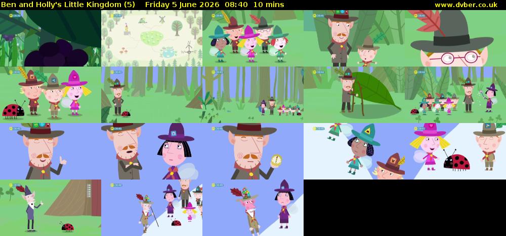 Ben and Holly's Little Kingdom (5) Friday 5 June 2026 08:40 - 08:50