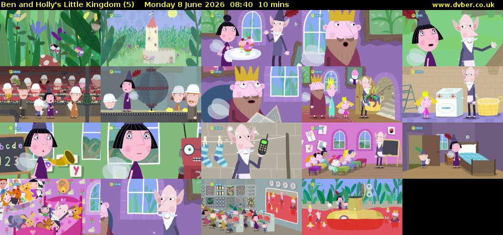 Ben and Holly's Little Kingdom (5) Monday 8 June 2026 08:40 - 08:50