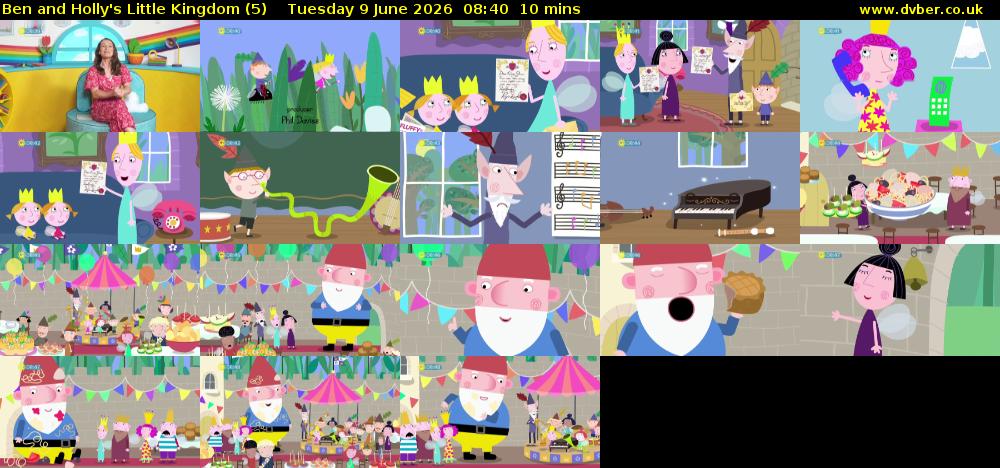 Ben and Holly's Little Kingdom (5) Tuesday 9 June 2026 08:40 - 08:50