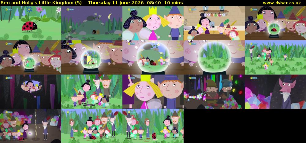 Ben and Holly's Little Kingdom (5) Thursday 11 June 2026 08:40 - 08:50