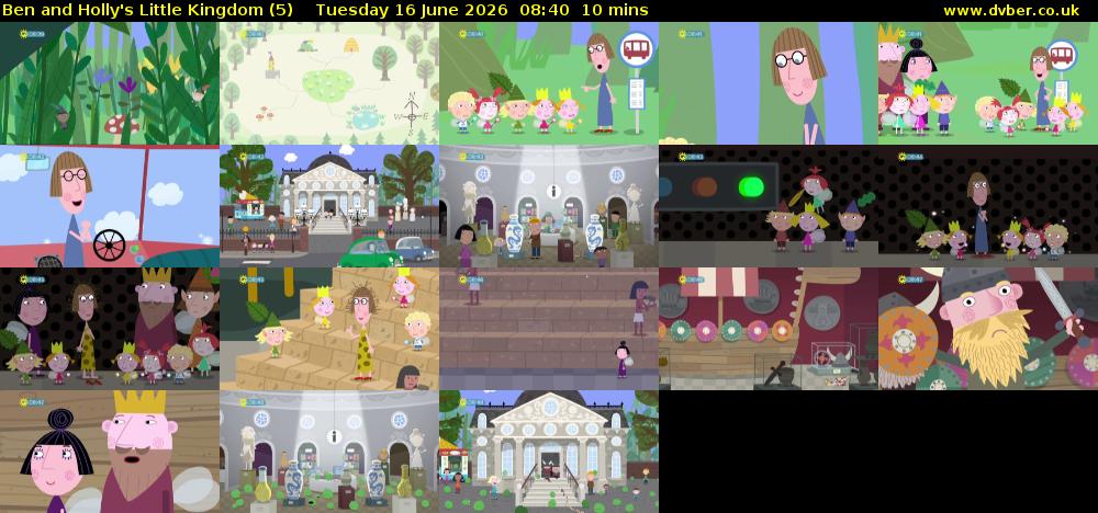 Ben and Holly's Little Kingdom (5) Tuesday 16 June 2026 08:40 - 08:50
