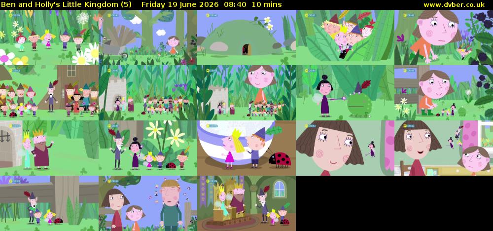 Ben and Holly's Little Kingdom (5) Friday 19 June 2026 08:40 - 08:50
