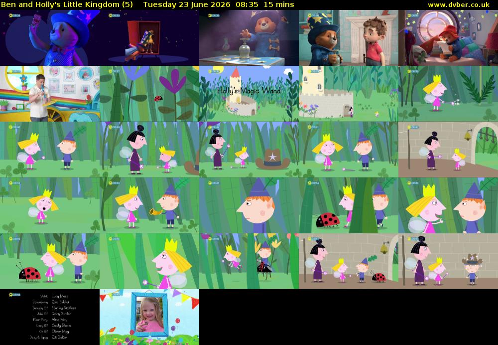 Ben and Holly's Little Kingdom (5) Tuesday 23 June 2026 08:35 - 08:50