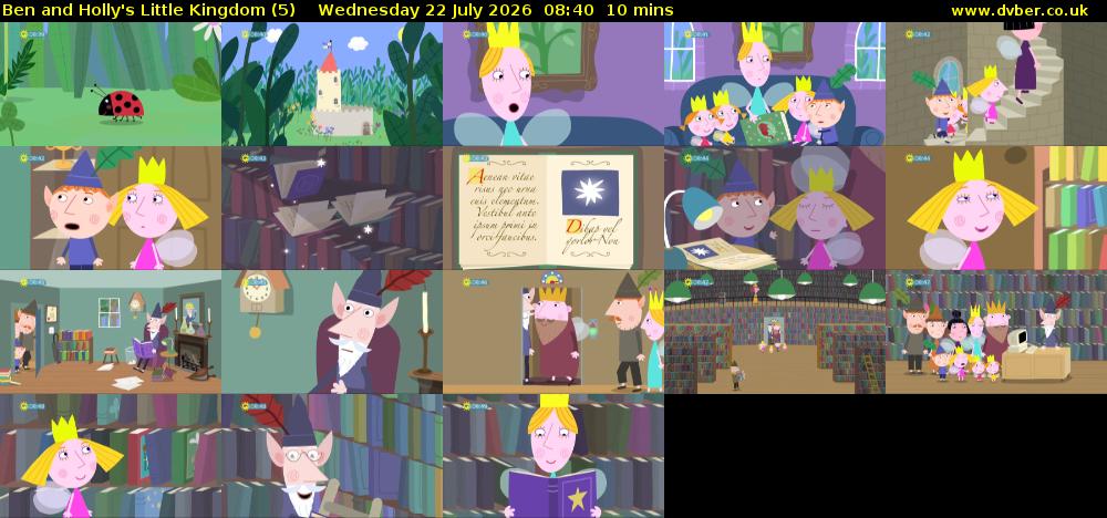 Ben and Holly's Little Kingdom (5) Wednesday 22 July 2026 08:40 - 08:50