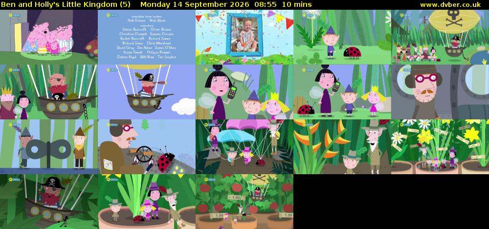 Ben and Holly's Little Kingdom (5) Monday 14 September 2026 08:55 - 09:05